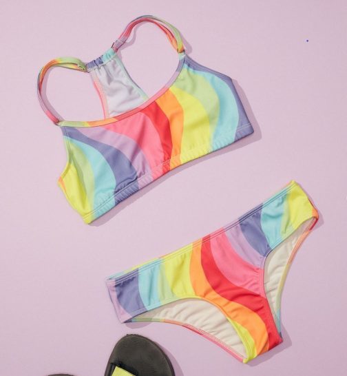 Tutta la Fruta, Malla Top con almohadilla y Tiro corto, Lycra, 400-23 - Imagen 2