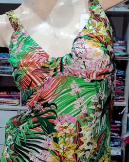 Gabey Malla, Tankini musculosa sin taza, estampada, 5103