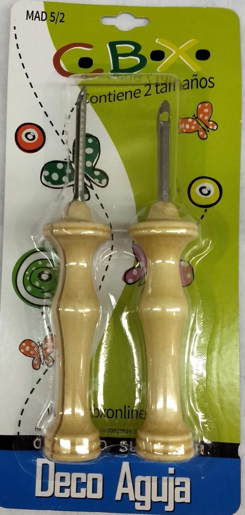 Aguja Bordar DECO CBX  Blister con 2 uni