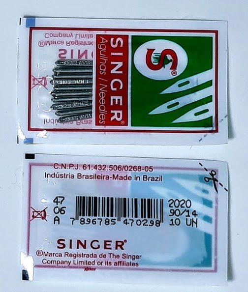 Aguja coser Maquina SINGER 2020 Sobre x 10 Unid. - Imagen 2