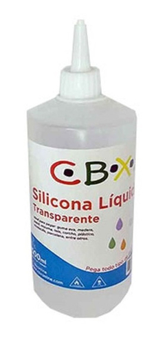 Silicona Liquida Transparente 250ml Adhesivo Pegamento Cbx