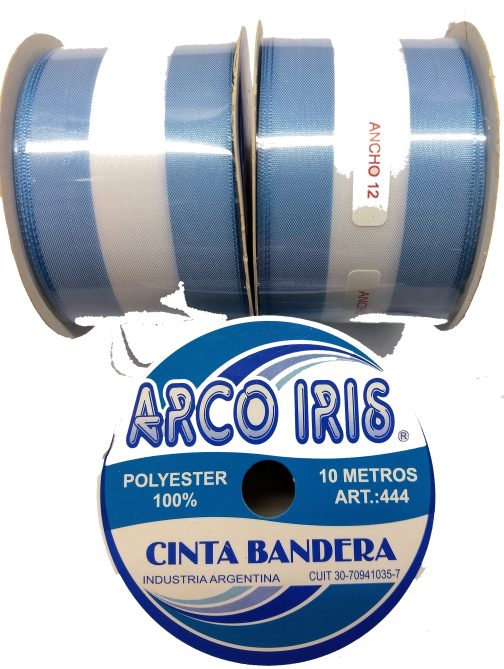 Cinta Bandera Argentina Arco Iris, Pieza x 10 mt - Imagen 6