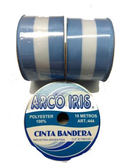 Cinta Bandera Argentina Arco Iris, Pieza x 10 mt