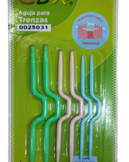 Aguja Menguar c/cuna trenza CBX  x 6 uni.