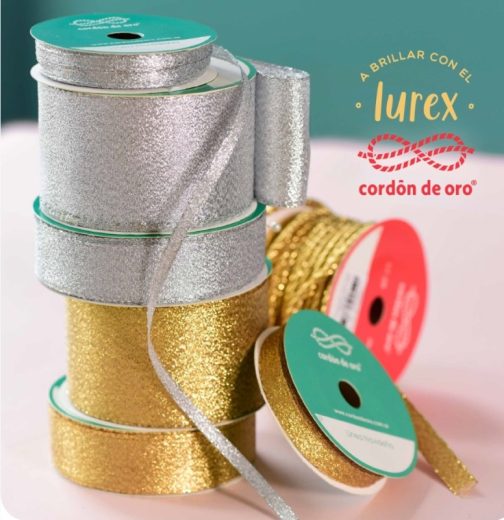 Cinta Lurex C.Oro 1910 x 20mt.