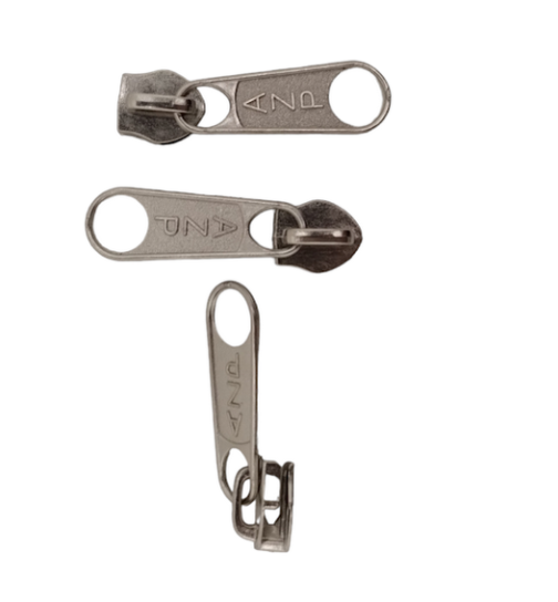 Deslizador Metálico para cierre plast. 6mm x 20 uni.