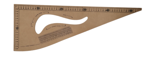 Escuadra Fibro 60cm. DELEGO