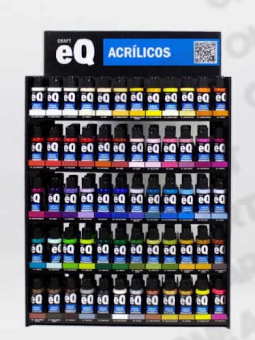 EQ Exibidor Pintura Acrílica x 50cc. x 360 uni
