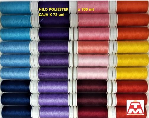 Hilo Corona Cucito Poliester bob. de 90 mt Cofre x 72 uni. - Imagen 3