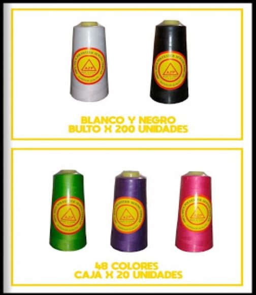 Hilo Poliester 120 Bco. 2000 yardas.
