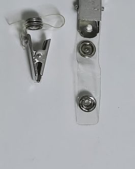 Broche Cocodrilo Metal c/ tira CBX x 12 uni.