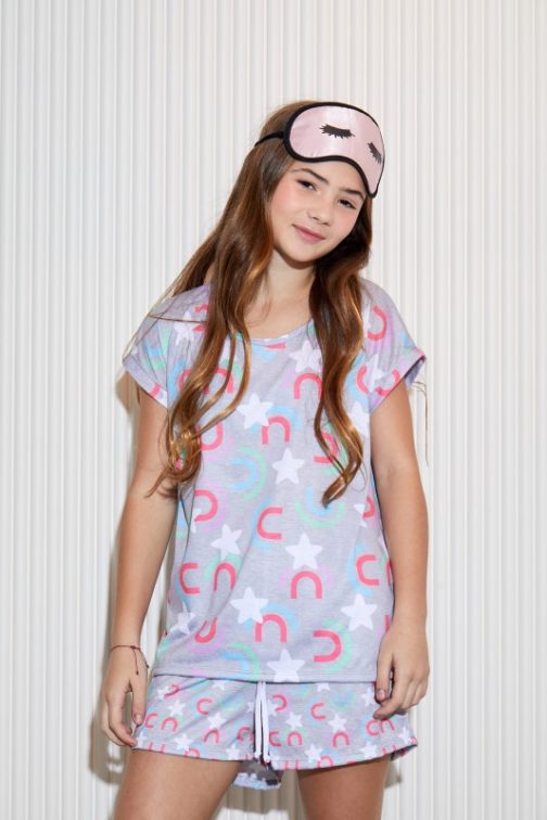 Tutta la Fruta Pijama Remera estamp. 450-24 - Imagen 5
