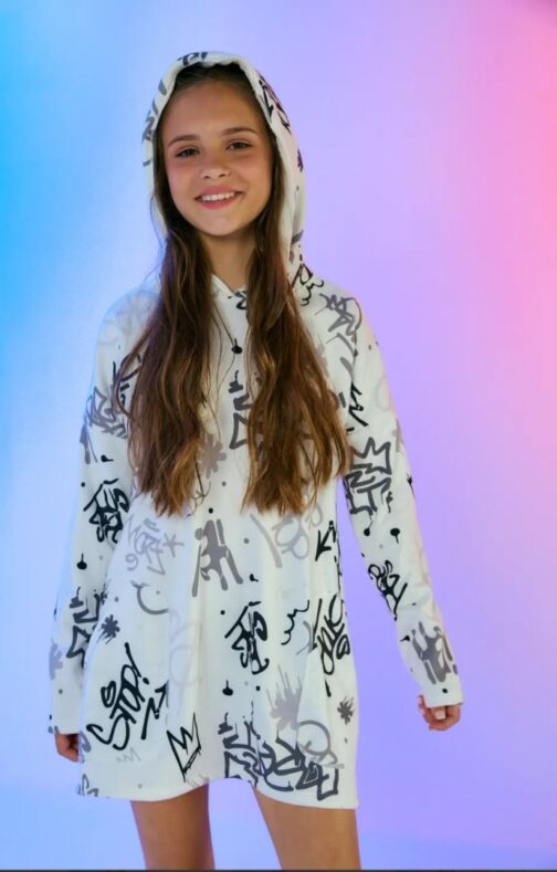 Tutta la Fruta Buzo Oversize c/capucha y bolsillos 381-24