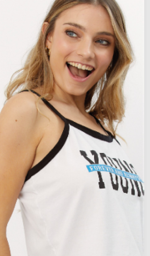 Sweet Victorian Pijama Musculosa y short 608-24 - Imagen 2
