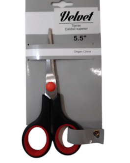 Tijera VELVET Mgo. Plastico 5.5″ 1673