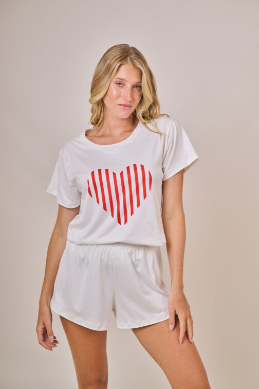 Maria Pia Pijama Love mga. Corta microfibra 599