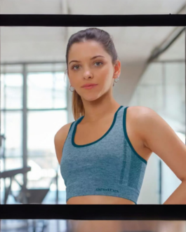 Aretha Deportivo Top melange bretel ancho Smoking 3594